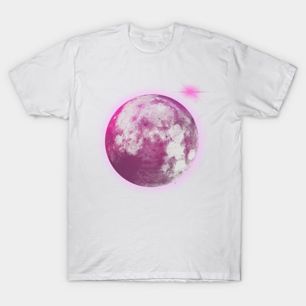 Pink Moon Shine T-Shirt by pbDazzler23